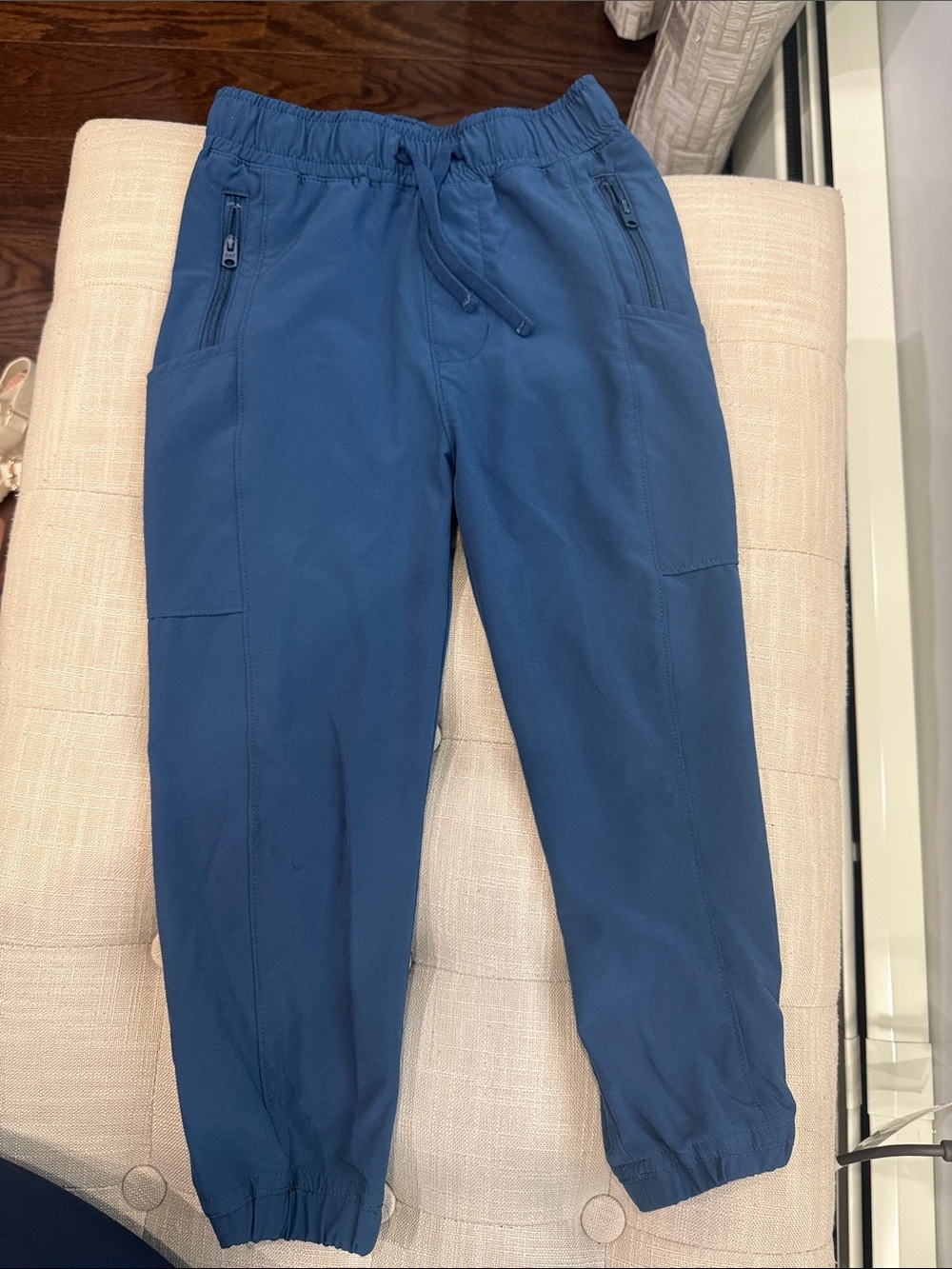 Abercrombie Boys Blue Drawstring Jogger Pants